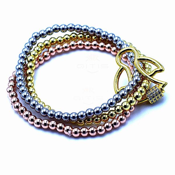 tennis lovely cz zircon angel charm bracelet 3 layers of beads surround bangles mixed color om to wear jewelry gift, Golden;silver
tennis lovely cz zircon angel charm bracelet 3 layers of beads surround bangles mixed color om to wear jewelry gift, Golden;silver
