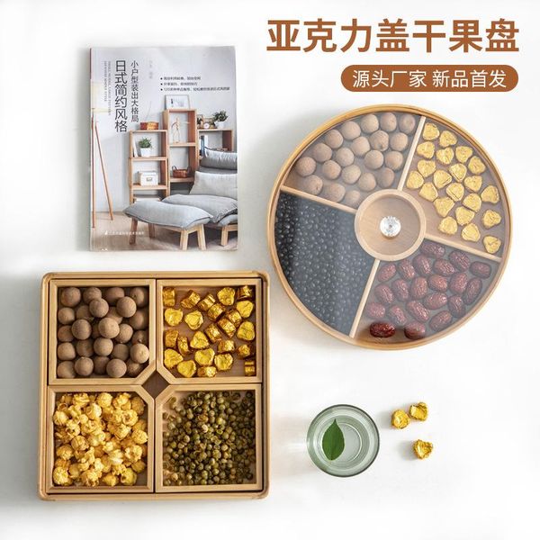 storage bottles & jars bamboo dried fruit plate acrylic with lid divided grid wooden nut living room home year candy
storage bottles & jars bamboo dried fruit plate acrylic with lid divided grid wooden nut living room home year candy