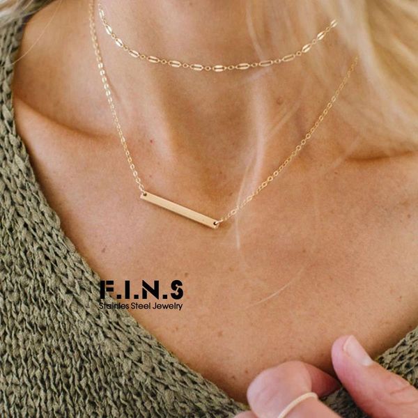 pendant necklaces f.i.n.s minimalist bar pendants for women dainty stainless steel necklace 3 colors chokers clavicle chain, Silver
pendant necklaces f.i.n.s minimalist bar pendants for women dainty stainless steel necklace 3 colors chokers clavicle chain, Silver
