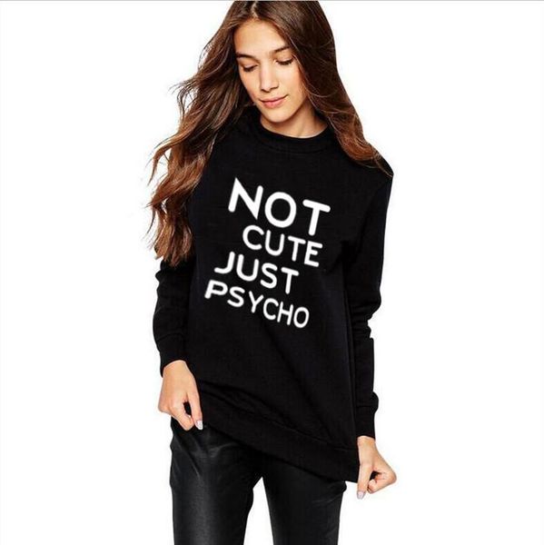 women's hoodies & sweatshirts o-neck not cute just psycho funny women sweatshirt black white crewneck pullover casual female tracksuit
women's hoodies & sweatshirts o-neck not cute just psycho funny women sweatshirt black white crewneck pullover casual female tracksuit