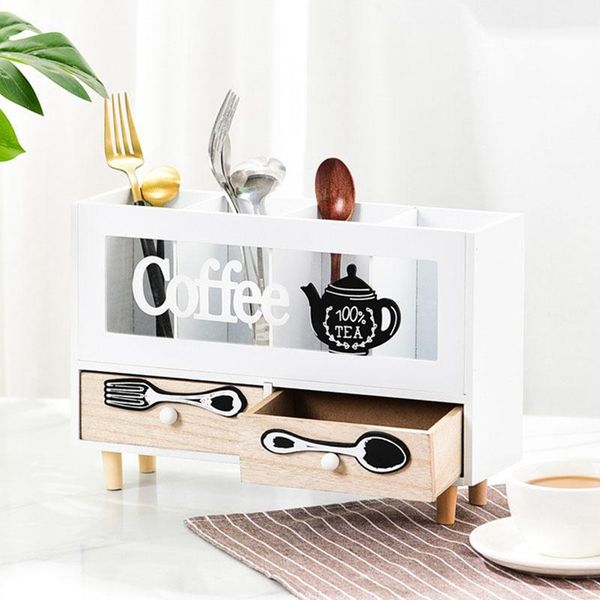 tableware storage box multifunctional fork spoon wooden knife stand cutlery partition drawer kitchen & organization
tableware storage box multifunctional fork spoon wooden knife stand cutlery partition drawer kitchen & organization