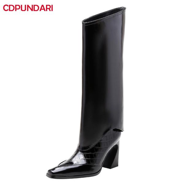 boots ladies black white genuine leather high heels knee women autumn winter modern long shoes botas invierno mujer
boots ladies black white genuine leather high heels knee women autumn winter modern long shoes botas invierno mujer
