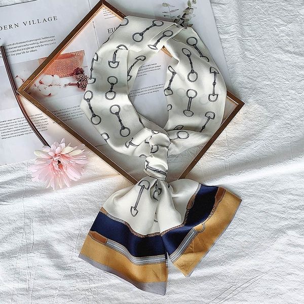 teh net red ties silk women's summer thin cravat and versatile scarf korean fashion professional decorative scarf, Black;gray
teh net red ties silk women's summer thin cravat and versatile scarf korean fashion professional decorative scarf, Black;gray