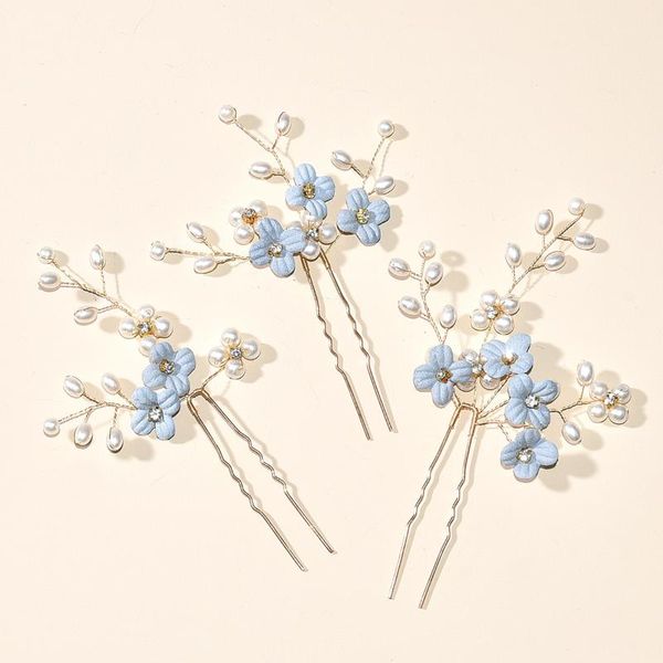 hair clips & barrettes 3pcs blue flower u shaped pins pearl elegant headwear for wedding bridal women jewelry accessories bh, Golden;silver
hair clips & barrettes 3pcs blue flower u shaped pins pearl elegant headwear for wedding bridal women jewelry accessories bh, Golden;silver