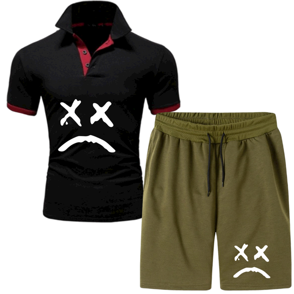 men's tracksuits + shorts sportswear suit summer 2-piece gym fitness sports casual letter printing, Gray
men's tracksuits + shorts sportswear suit summer 2-piece gym fitness sports casual letter printing, Gray
