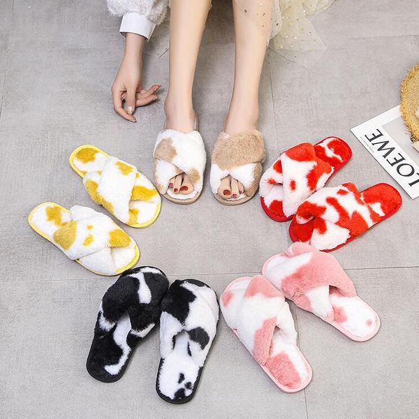 slippers fashion color matching winter casual home plush couples floor shoes anti slip comfortable flats female warm, Black
slippers fashion color matching winter casual home plush couples floor shoes anti slip comfortable flats female warm, Black