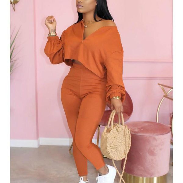 women's tracksuits ladies clothes set summer autumn women fashionable solid color long sleeve v-neck short + casual pants overall, Gray
women's tracksuits ladies clothes set summer autumn women fashionable solid color long sleeve v-neck short + casual pants overall, Gray