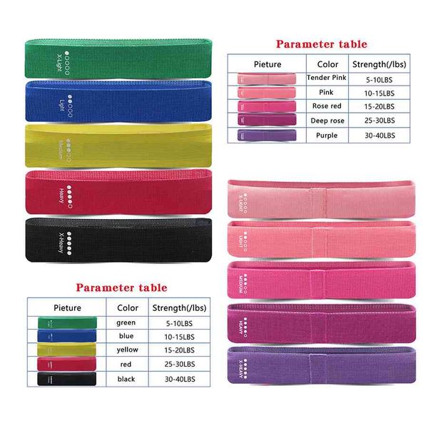 5 pcs fabric resistance s booty set gym equipment workout elastic rubber band for yoga sports fitness hip training, Pink
5 pcs fabric resistance s booty set gym equipment workout elastic rubber band for yoga sports fitness hip training, Pink