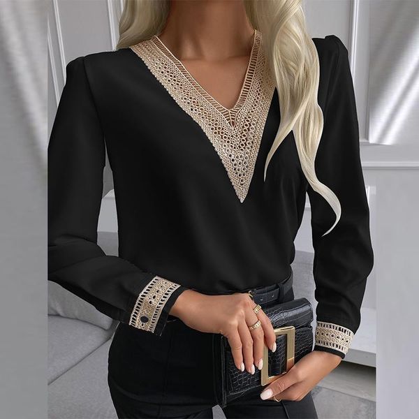 women's blouses & shirts elegant fashion solid simple blouse office lady v-neck long sleeve sihrt blusa autumn women chiffon embroidere, White
women's blouses & shirts elegant fashion solid simple blouse office lady v-neck long sleeve sihrt blusa autumn women chiffon embroidere, White