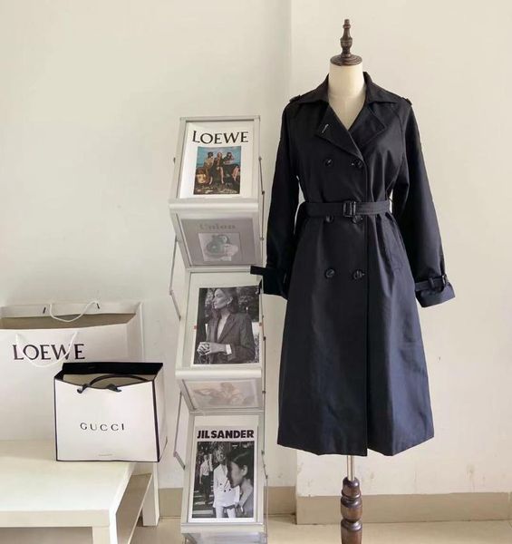 women's trench coats rk743 fashion women & jackets 2021 runway luxury european design party style clothing, Tan;black
women's trench coats rk743 fashion women & jackets 2021 runway luxury european design party style clothing, Tan;black