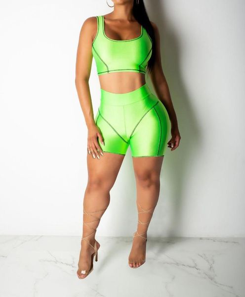 summer women short two piece set crop and biker shorts bodycon matching sets clothes outfits women's pants, White
summer women short two piece set crop and biker shorts bodycon matching sets clothes outfits women's pants, White