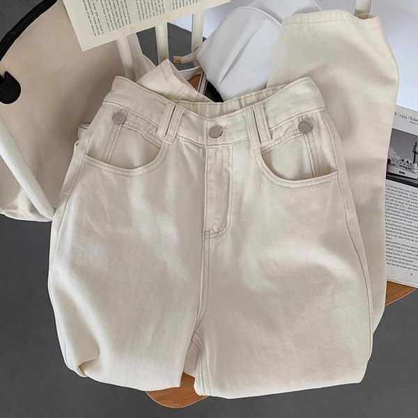 women's jeans zhisilao beige elastic waist straight women vintage boyfriend wide leg denim pants 2021 high street plus size, Blue
women's jeans zhisilao beige elastic waist straight women vintage boyfriend wide leg denim pants 2021 high street plus size, Blue