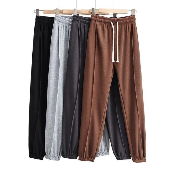 women's pants & capris autumn and winter street style waffle reverse harness foot elastic waist tether casual harem woman, Black;white
women's pants & capris autumn and winter street style waffle reverse harness foot elastic waist tether casual harem woman, Black;white