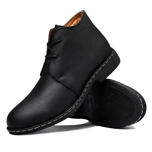 boots leather men winter shoes vintage classic male casual motorcycle big size 47 high trend man, Black
boots leather men winter shoes vintage classic male casual motorcycle big size 47 high trend man, Black