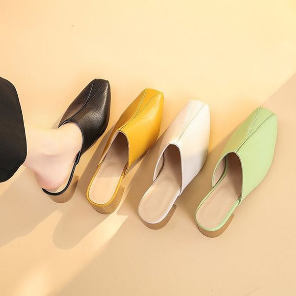 Women Shoes Candy Color Fashion Mules Slides Chunky Heel Outdoor Shoes Sandals Dress Shoes Square Toe Comfy Lady Black, Yellow
Women Shoes Candy Color Fashion Mules Slides Chunky Heel Outdoor Shoes Sandals Dress Shoes Square Toe Comfy Lady Black, Yellow