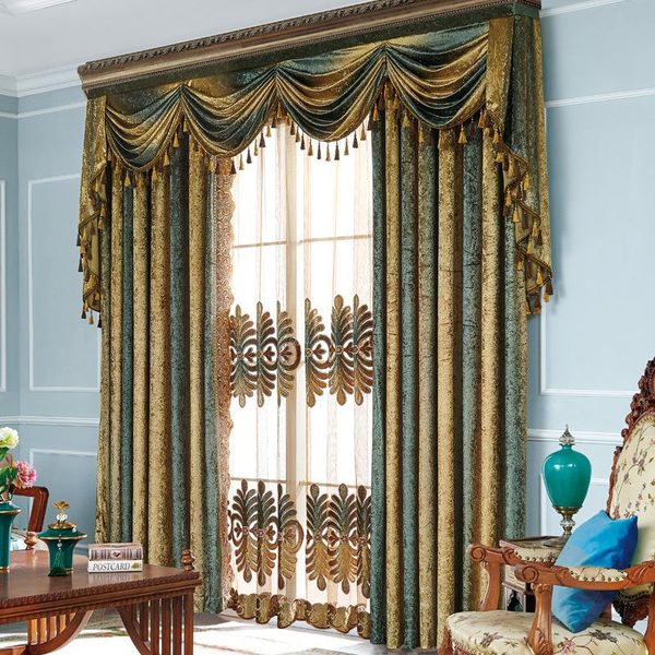 high end european gradient embroide curtains for bedroom living room windows sheer villa blackout american curtain custom & drapes
high end european gradient embroide curtains for bedroom living room windows sheer villa blackout american curtain custom & drapes