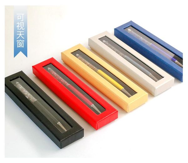 gift wrap 16.5x4x2.5cm pen box paper general creative packaging cardboard carton with plastic pvc window
gift wrap 16.5x4x2.5cm pen box paper general creative packaging cardboard carton with plastic pvc window