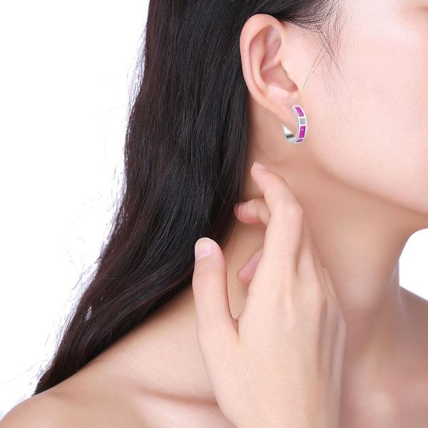 hoop & huggie dinner items for women round earrings wholesale retail purple fire opal silver plated fashion jewelry oe457a, Golden;silver
hoop & huggie dinner items for women round earrings wholesale retail purple fire opal silver plated fashion jewelry oe457a, Golden;silver