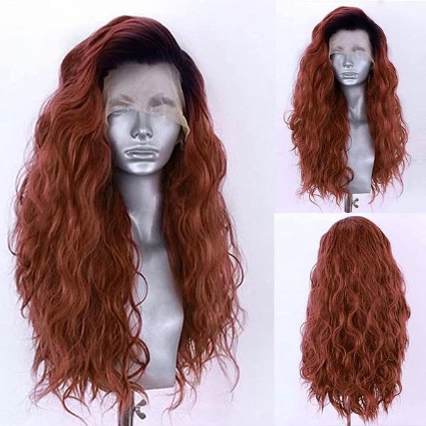 synthetic wigs bettylove ombre brown lace front wig high temperature fiber for women natural wave side part cosplay, Black
synthetic wigs bettylove ombre brown lace front wig high temperature fiber for women natural wave side part cosplay, Black
