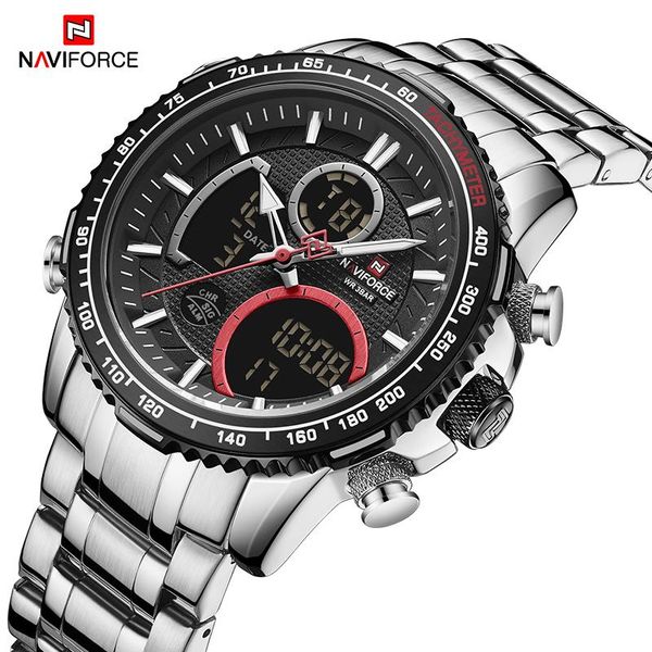wristwatches naviforce men led digital watch sports military mens quartz male waterproof back light clock relogio masculino, Slivery;brown
wristwatches naviforce men led digital watch sports military mens quartz male waterproof back light clock relogio masculino, Slivery;brown