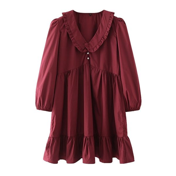 summer 100% polyester ruffled loose a-line red solid diamonds casual pullover women knee-length dress 210524, Black;gray
summer 100% polyester ruffled loose a-line red solid diamonds casual pullover women knee-length dress 210524, Black;gray