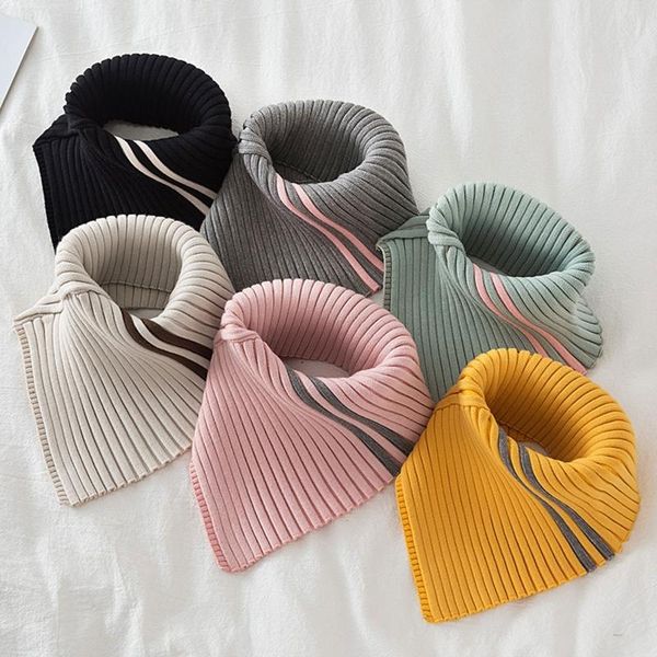 neck ties winter turtleneck false fake collar ribbed knitted striped detachable triangle scarf wrap windproof stretchy warmer, Blue;purple
neck ties winter turtleneck false fake collar ribbed knitted striped detachable triangle scarf wrap windproof stretchy warmer, Blue;purple