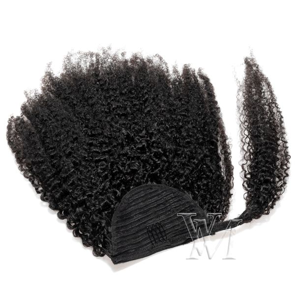 wrap around ponytail horsetail human hair extensions 120g no tangle no shedding unprocessed natural color afro curly weave elastic band tie, Black
wrap around ponytail horsetail human hair extensions 120g no tangle no shedding unprocessed natural color afro curly weave elastic band tie, Black