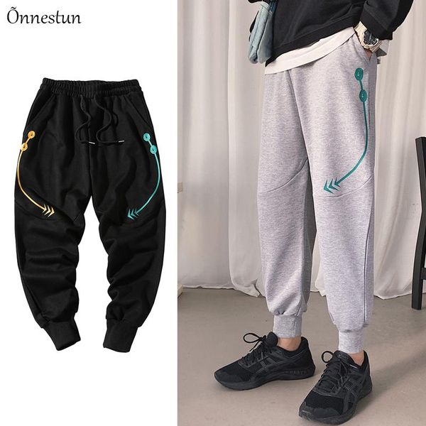 onnestun streetwear men's pants print sport elastic waist joggers classic sweatpants causal cargo men, Black
onnestun streetwear men's pants print sport elastic waist joggers classic sweatpants causal cargo men, Black