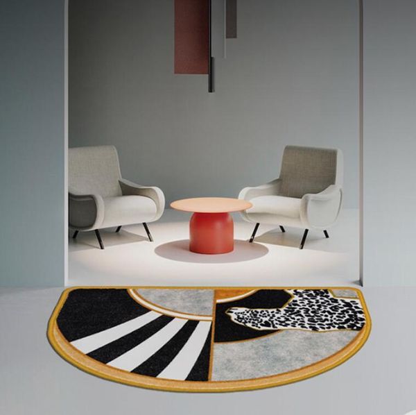 carpets ins luxury leopard door mats semicircle carpet for bedroom kitchen bathroom entrance cartoon non-slip indoor floor mat
carpets ins luxury leopard door mats semicircle carpet for bedroom kitchen bathroom entrance cartoon non-slip indoor floor mat