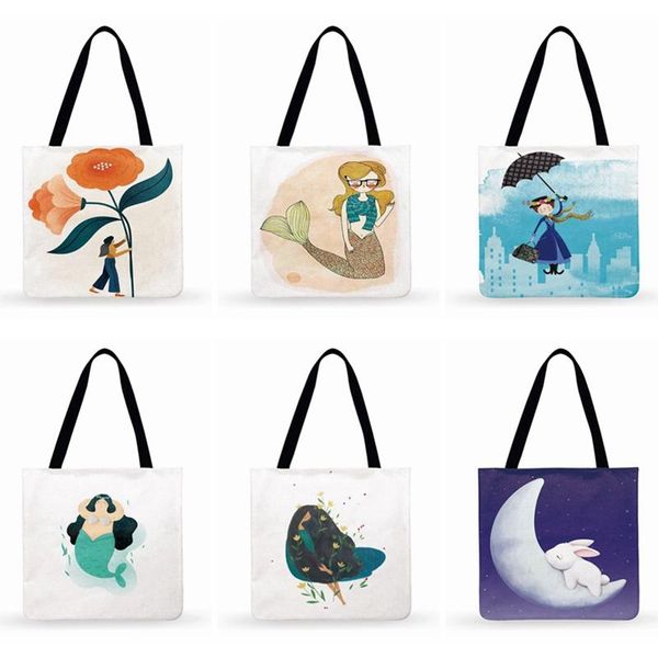 shopping bags nordic literary art illustration printed bag women casual tote ladies shoulder foldable fashion beach
shopping bags nordic literary art illustration printed bag women casual tote ladies shoulder foldable fashion beach
