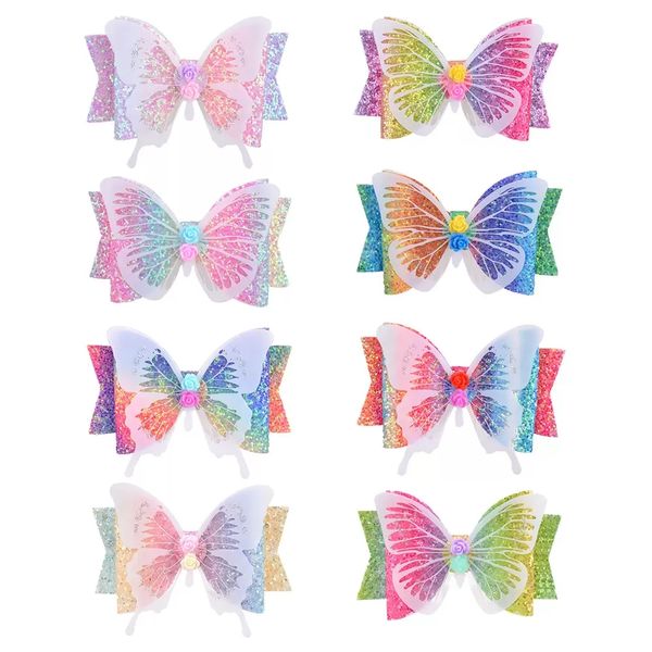 girls hair clip colorful dream butterfly barrettes kids bow headdress children paillette cute designer hair clips, Slivery;white
girls hair clip colorful dream butterfly barrettes kids bow headdress children paillette cute designer hair clips, Slivery;white