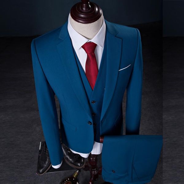 colors men suit jacket + pants+ vest work and wedding dress three piece set asian size s - 5xl men's suits & blazers, White;black
colors men suit jacket + pants+ vest work and wedding dress three piece set asian size s - 5xl men's suits & blazers, White;black