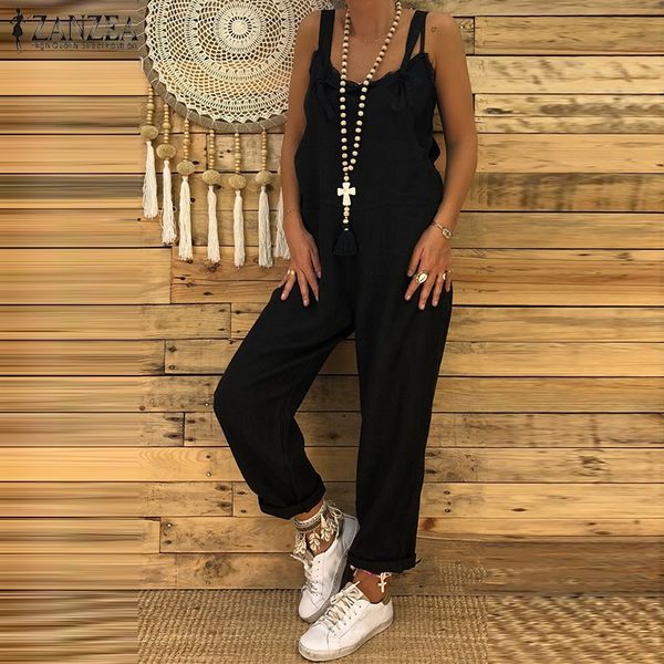 2021s 5xl zanzea 2021 women casual solid strappy dungarees vintage cotton linen loose party long harem overalls rompers jumpsuits, Black;white
2021s 5xl zanzea 2021 women casual solid strappy dungarees vintage cotton linen loose party long harem overalls rompers jumpsuits, Black;white