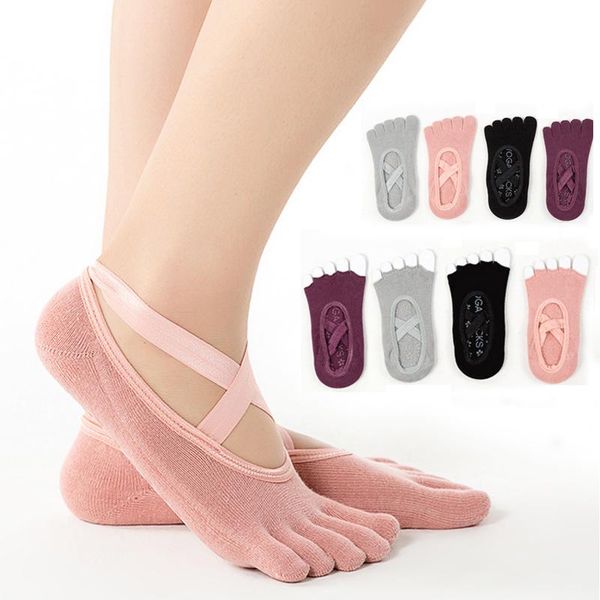 4colors women anti-slip silicone yoga sock slippers open/closed toe ankle strapy pilates socks split toes indoor sports clothing, Black
4colors women anti-slip silicone yoga sock slippers open/closed toe ankle strapy pilates socks split toes indoor sports clothing, Black
