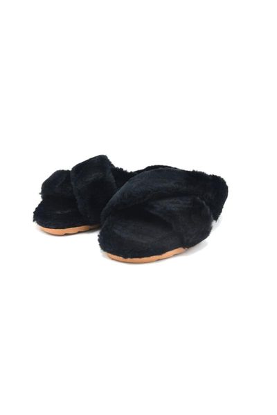 slippers women's black furry 
slippers women's black furry