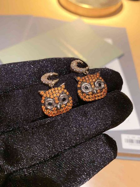 stud earrings v family western antique caibao owl vintage micro inlaid s925 silver, Golden;silver
stud earrings v family western antique caibao owl vintage micro inlaid s925 silver, Golden;silver