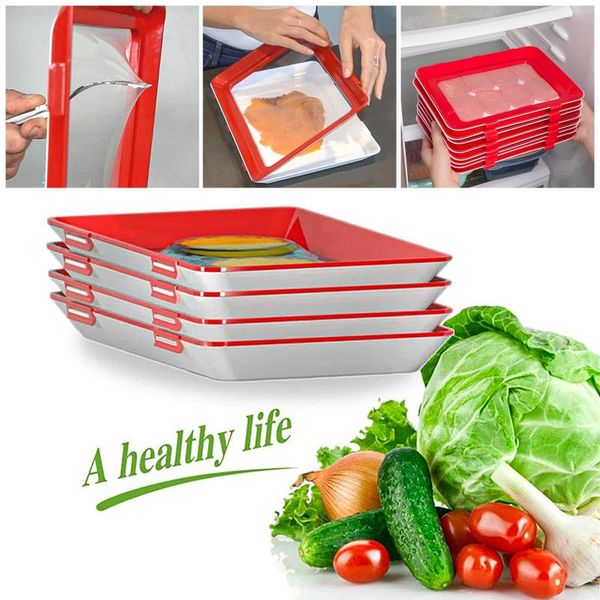 kitchen storage & organization creative food preservation tray stackable fresh magic elastic reusable container
kitchen storage & organization creative food preservation tray stackable fresh magic elastic reusable container