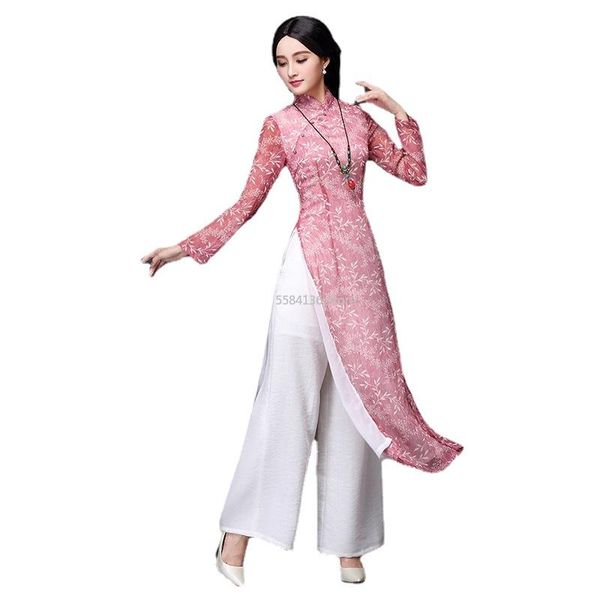 ethnic clothing 2021 aodai vietnam cheongsam qi pao chinese dress for women traditional cotton linen floral elegant ao dai oriental qipao, Red
ethnic clothing 2021 aodai vietnam cheongsam qi pao chinese dress for women traditional cotton linen floral elegant ao dai oriental qipao, Red