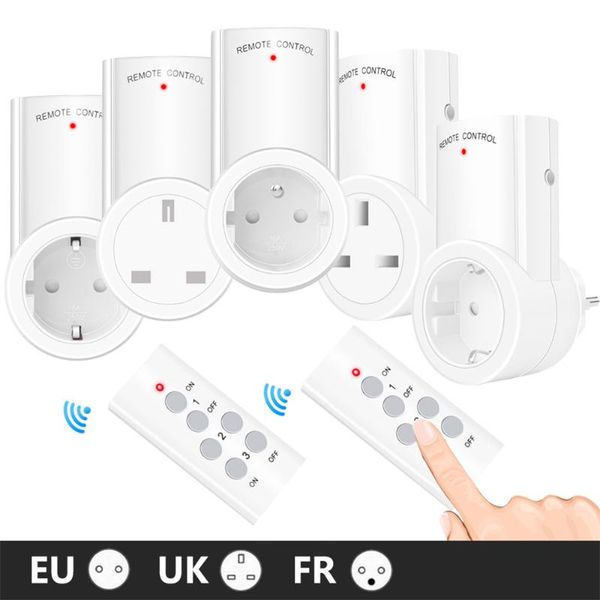 smart power plugs wireless remote control outlet light switch plug socket 433.93 mhz eu uk french
smart power plugs wireless remote control outlet light switch plug socket 433.93 mhz eu uk french