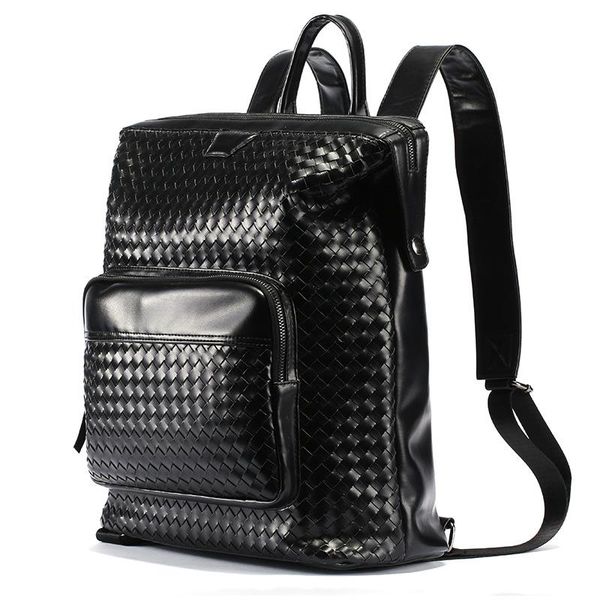 backpack fashion handmade real woven brand design men cool street black rucksack lapbag travel bags 
backpack fashion handmade real woven brand design men cool street black rucksack lapbag travel bags