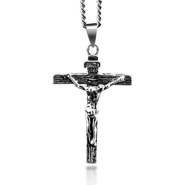 pendant necklaces mens necklace chains jesus cross tainless steel color male accessories jewelry on the neck steampunk, Silver
pendant necklaces mens necklace chains jesus cross tainless steel color male accessories jewelry on the neck steampunk, Silver