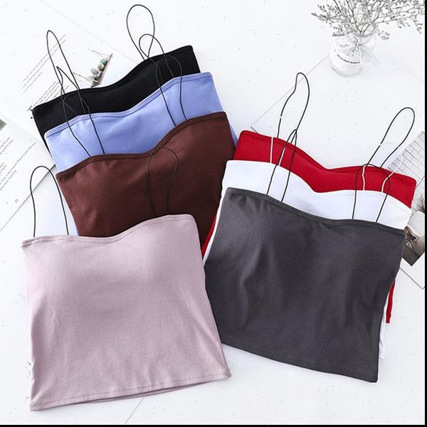 sleeveless vest solid color womens camis summer spaghetti strap casual chest pad t shirts, White
sleeveless vest solid color womens camis summer spaghetti strap casual chest pad t shirts, White