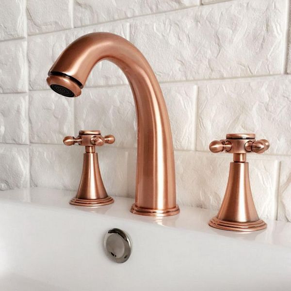 bathroom sink faucets antique red copper widespread dual handle washing basin mixer taps deck mounted 3 holes lavatory faucet arg038
bathroom sink faucets antique red copper widespread dual handle washing basin mixer taps deck mounted 3 holes lavatory faucet arg038