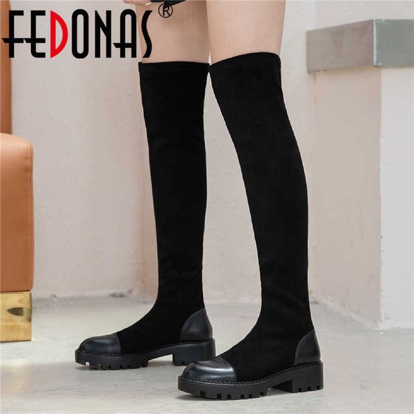 genuine leather over the knee boots winter est dress hit shoes woman night club high heels women's 210528, Black
genuine leather over the knee boots winter est dress hit shoes woman night club high heels women's 210528, Black