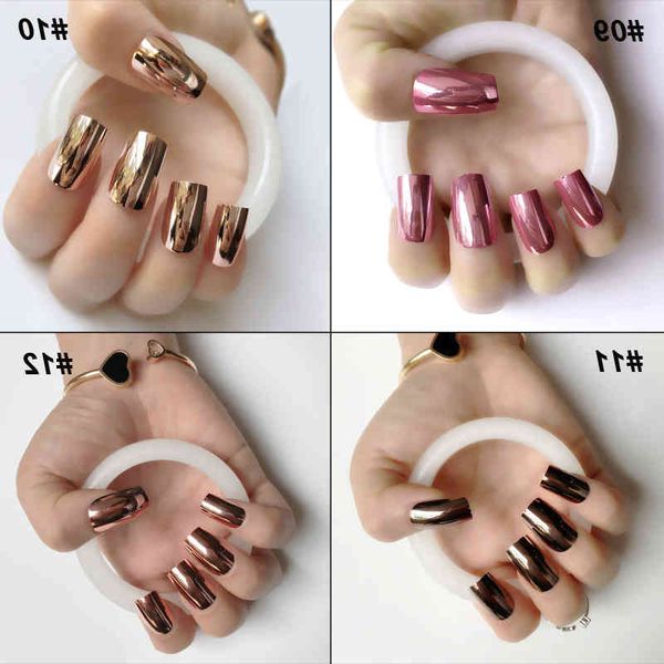 24pcs/kit metalpink/champagne/black gold/red rust nail art mirror reflexes false nails shiny glue stickers 4 colors optional, Red;gold
24pcs/kit metalpink/champagne/black gold/red rust nail art mirror reflexes false nails shiny glue stickers 4 colors optional, Red;gold