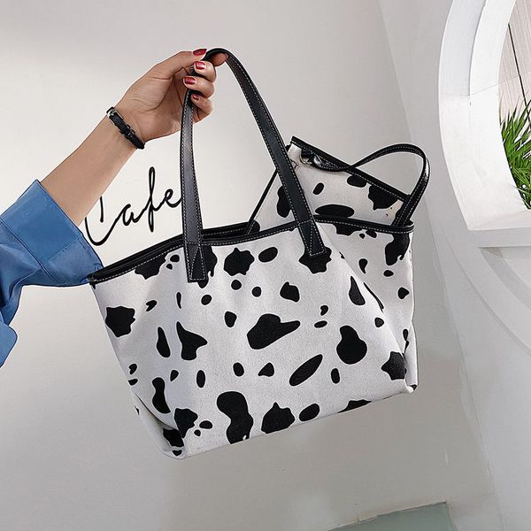 shopping high-grade big bag for women 2021 new online influencer fashion cows pattern canvas bag versatile large capacity shopping bag fashi
shopping high-grade big bag for women 2021 new online influencer fashion cows pattern canvas bag versatile large capacity shopping bag fashi