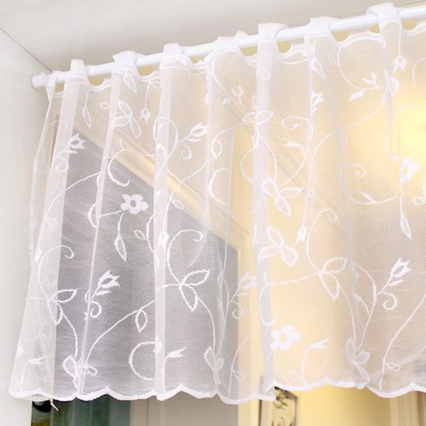kitchen curtain handmade embroidered flower cafe voile lace polyester curtains for home decorative living room & drapes
kitchen curtain handmade embroidered flower cafe voile lace polyester curtains for home decorative living room & drapes