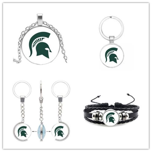 charm bracelets university sport bracelet football michigan charms spartans keychains necklace diy jewelry for man woman fans, Golden;silver
charm bracelets university sport bracelet football michigan charms spartans keychains necklace diy jewelry for man woman fans, Golden;silver