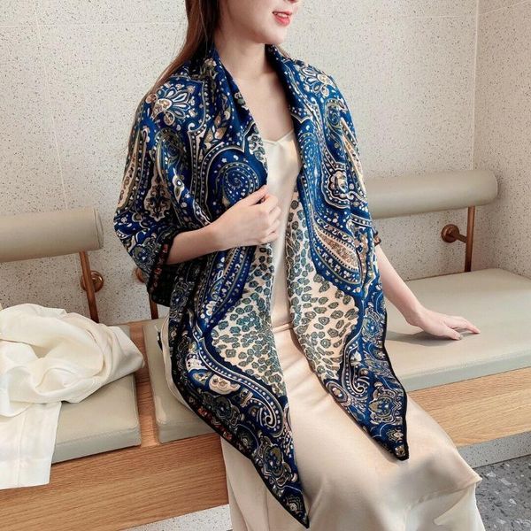 scarves 70% cashmere 30% silk thin scarf women vintage ethnic trbal boho double-sided paisley shawl stole winter warm kerchief 135*135cm, Blue;gray
scarves 70% cashmere 30% silk thin scarf women vintage ethnic trbal boho double-sided paisley shawl stole winter warm kerchief 135*135cm, Blue;gray
