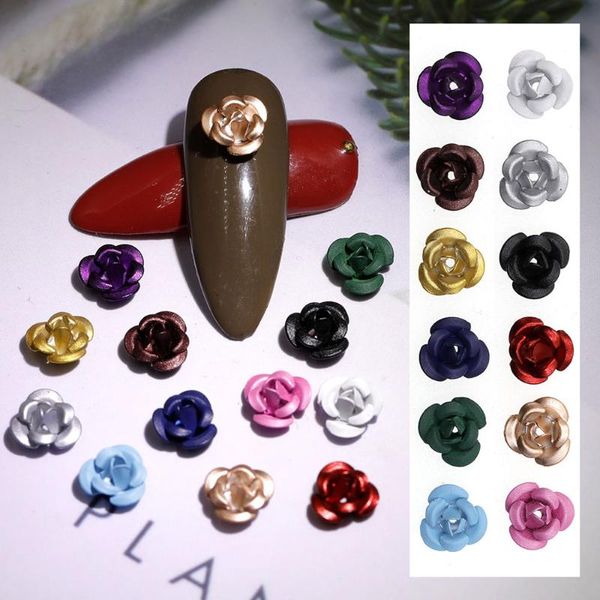 nail art decorations vintage colorful rose flowers studs three-dimensional metal valentine's day manicure jewelry, Silver;gold
nail art decorations vintage colorful rose flowers studs three-dimensional metal valentine's day manicure jewelry, Silver;gold